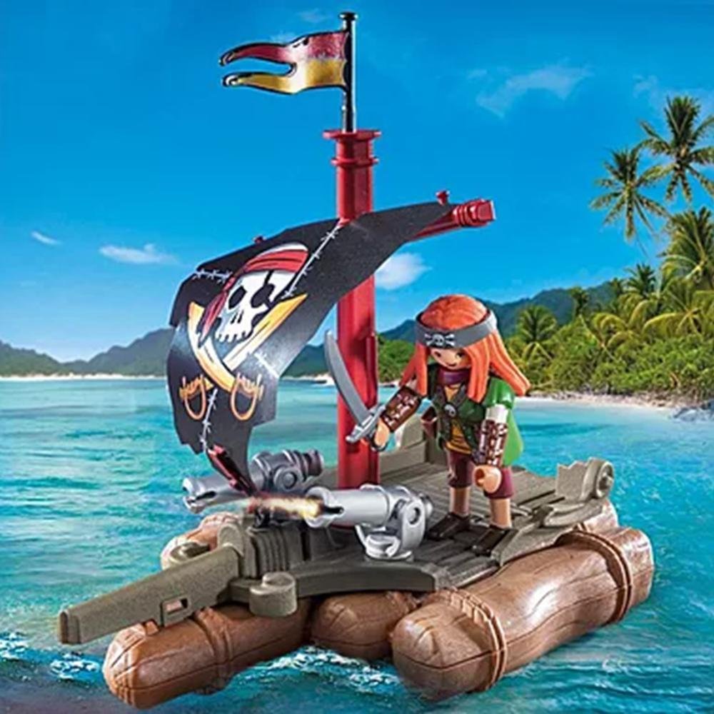 PLAYMOBIL - Bote pirata con tesoro