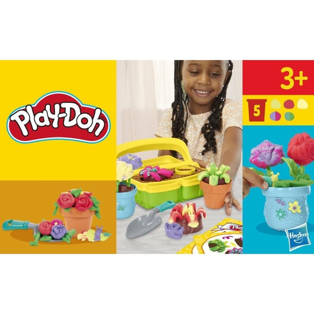 JUEGO HASBRO PLAY-DOH BLOOMING FLOWERS