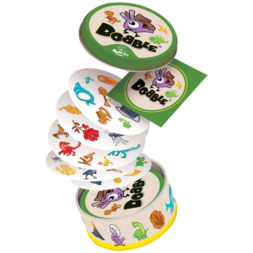 JUEGO DE MESA DOBBLE DINOSAURIOS