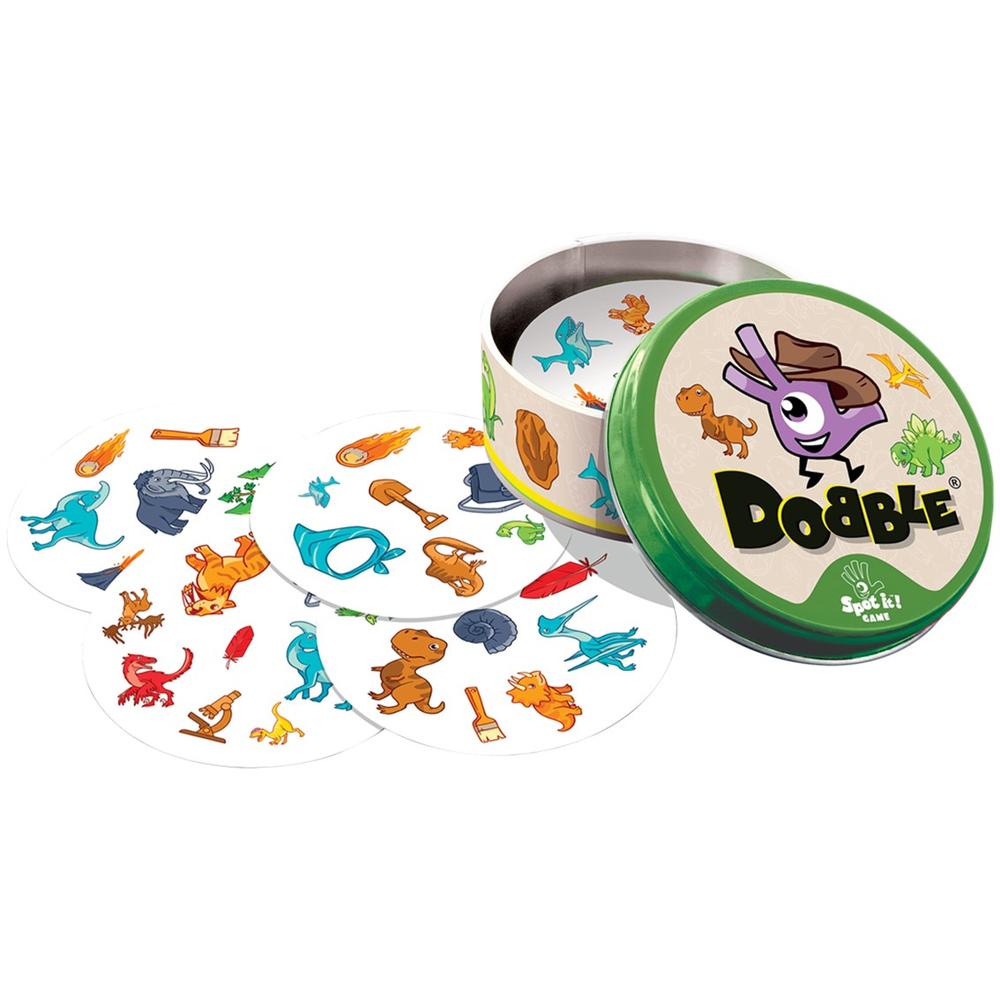 JUEGO DE MESA DOBBLE DINOSAURIOS