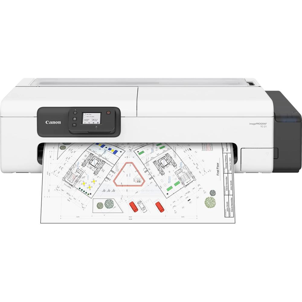 PLOTTER CANON TC-21 IMAGEPROGRAF A1 24"/ 2400PPP/ USB/ RED/ WIFI/ DISEÑO CAD/ TINTA PIGMENTADA 4 COLORES