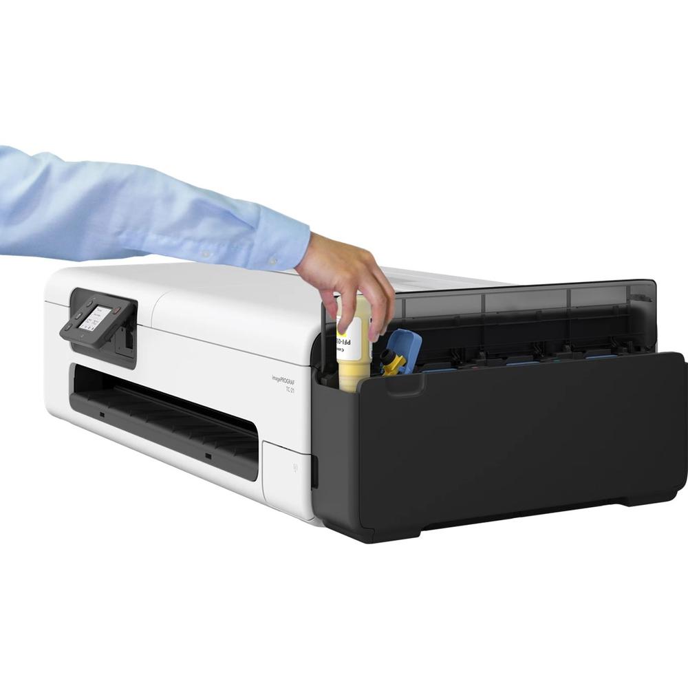 PLOTTER CANON TC-21 IMAGEPROGRAF A1 24"/ 2400PPP/ USB/ RED/ WIFI/ DISEÑO CAD/ TINTA PIGMENTADA 4 COLORES