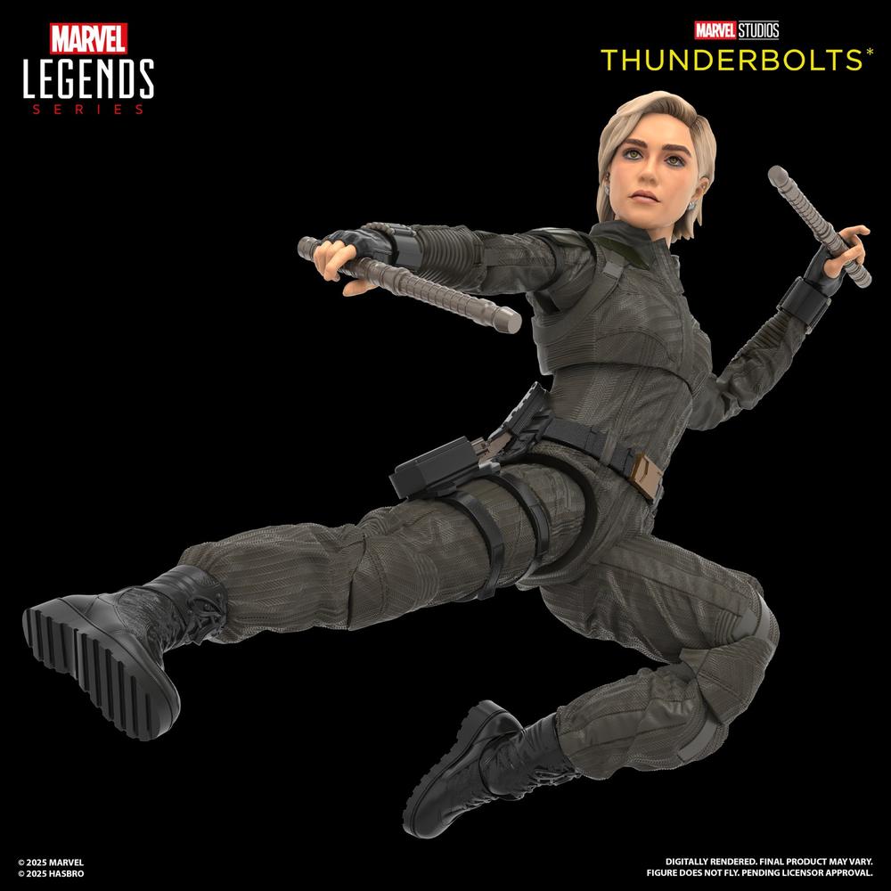 FIGURA HASBRO MARVEL STUDIOS THUNDERBOLTS MARVEL LEGENDS SERIES YELENA BELOVA & RED GUARDIAN 15CM