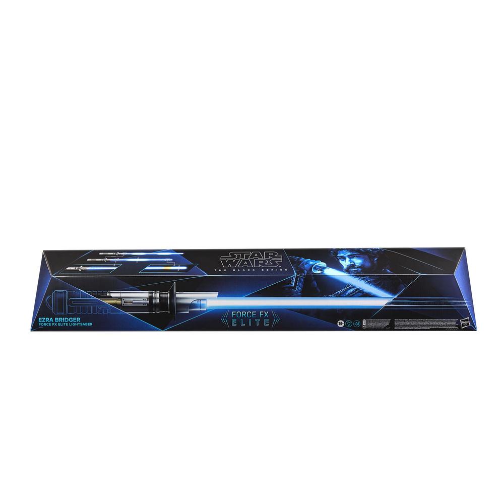 REPLICA HASBRO STAR WARS BLACK SERIES FORCE FX ELITE EZRA BRIDGER SABLE LASER