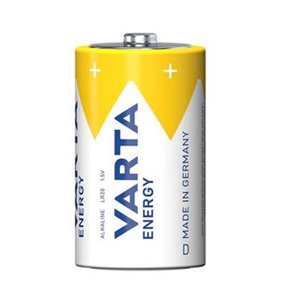 BLISTER PILAS VARTA ALCALINAS ENERGY LR20 D/ 2 PILAS