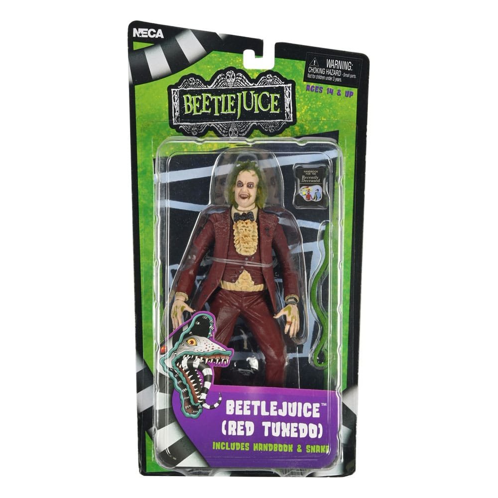 BEETLEJUICE RED TUXEDO SCALE ACTION FIG. 18 CM BEETLEJUICE (1988)
