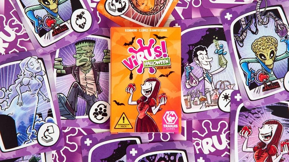 EXPANSIÓN JUEGO DE MESA VIRUS - HALLOWEEN
