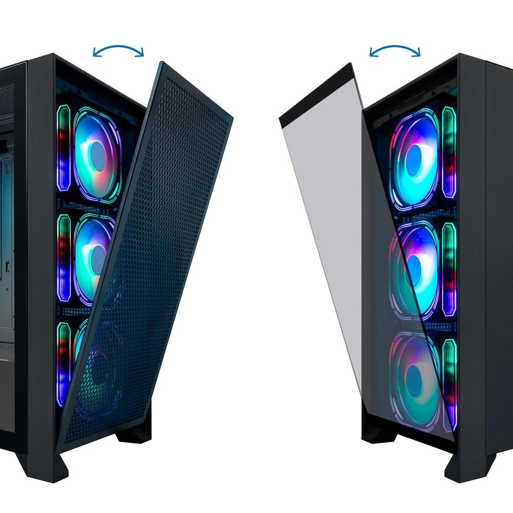 CAJA ORDENADOR GAMING COOLBOX GE2000 DUALVIEW ARGB ATX
