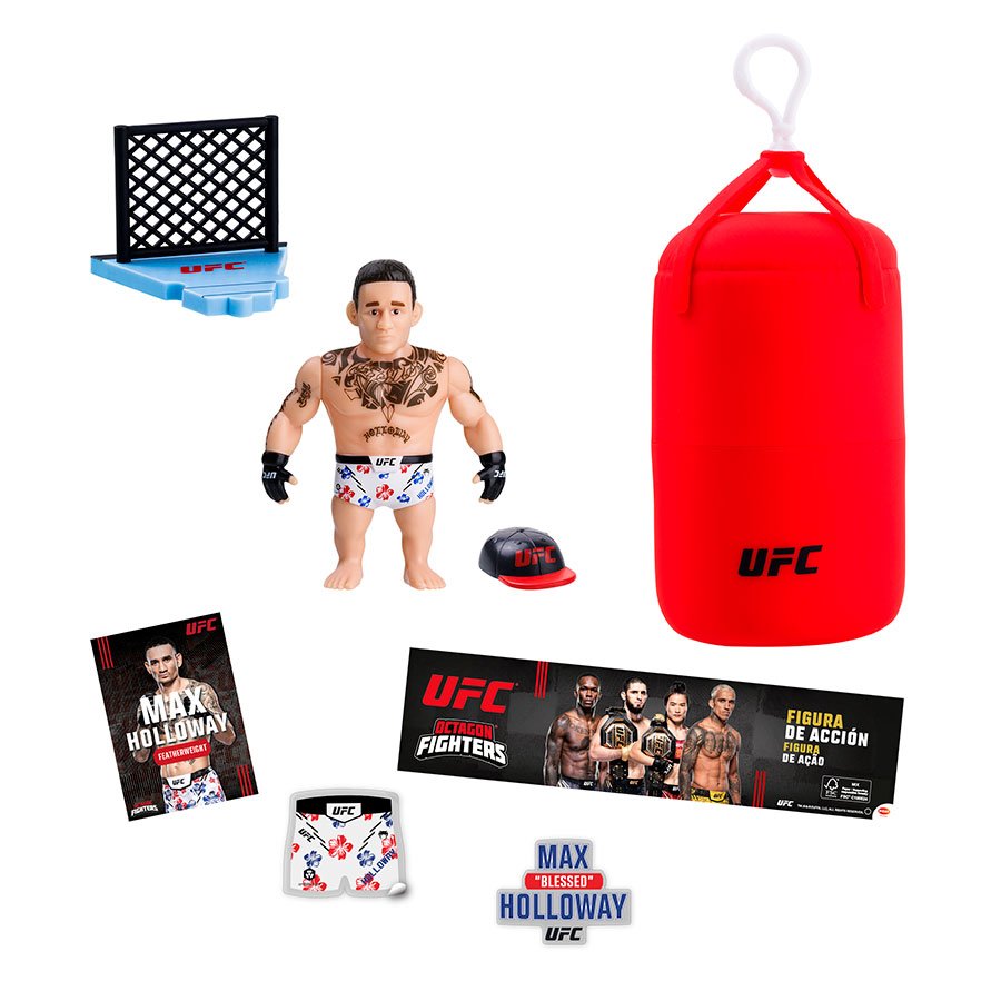UFC PUNCHING BAG FIGURA ARTICULADA 7,5 CMS + SET LUCHA 1 UNIDAD ALEATORIA