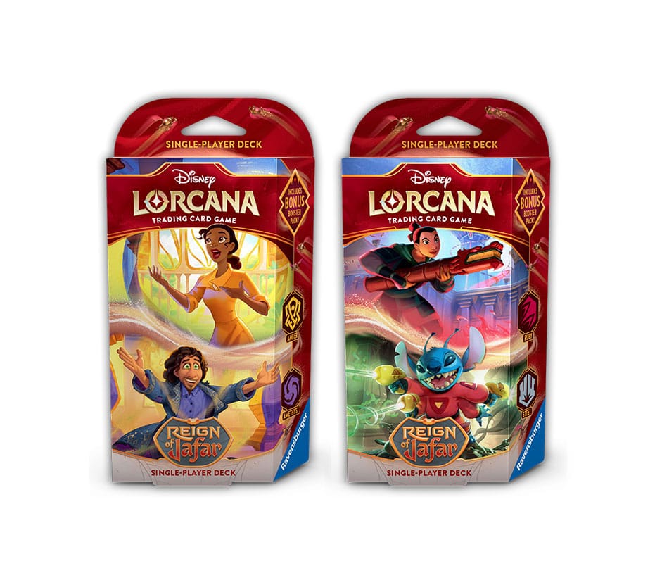 LORCANA TCG - MAZOS DE INICIO DISNEY REINADO DE JAFAR 8 UNIDADES INGLÉS
