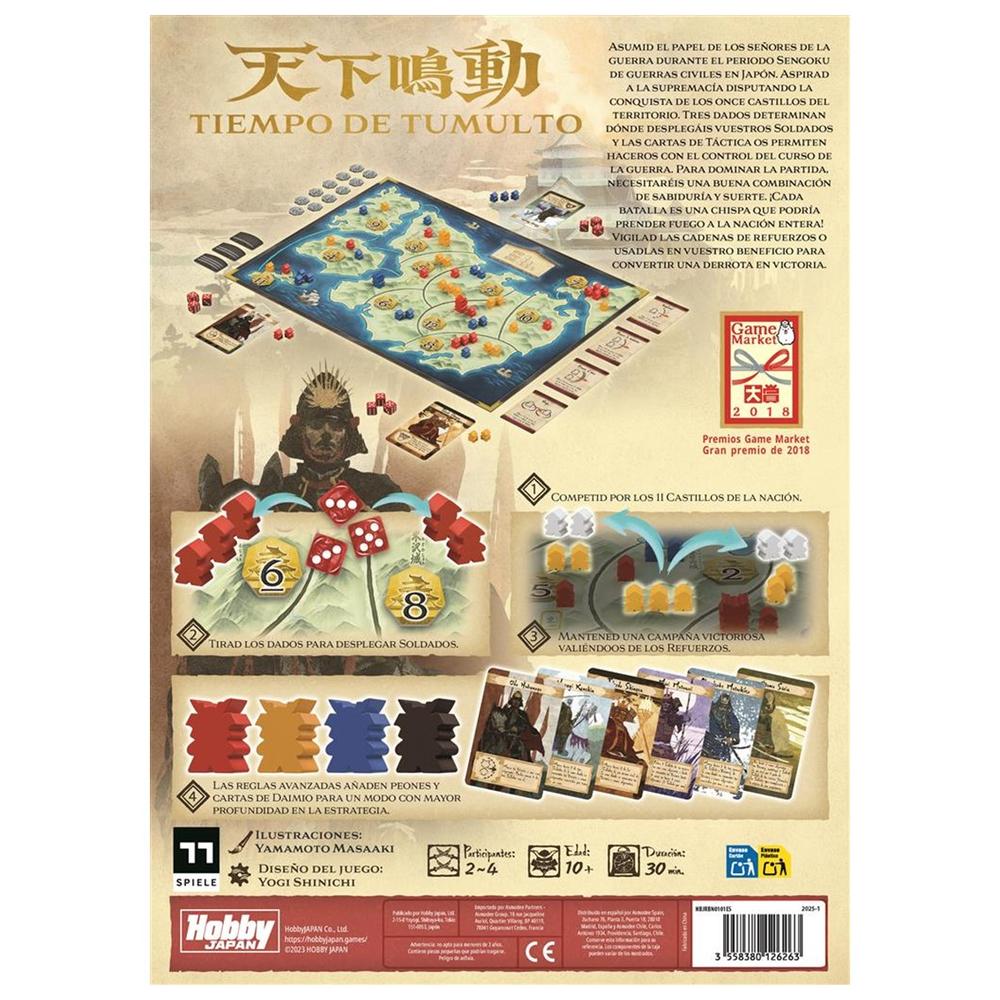JUEGO DE MESA TIEMPO DE TUMULTO