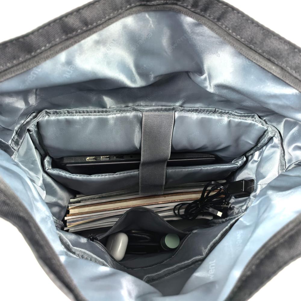 MOCHILA UNISEX EWENT TRENDY ROLL PARA PORTATIL 17.3" NEGRA
