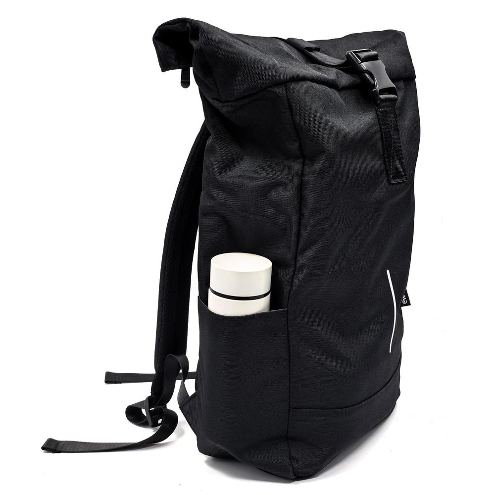 MOCHILA UNISEX EWENT TRENDY ROLL PARA PORTATIL 17.3" NEGRA