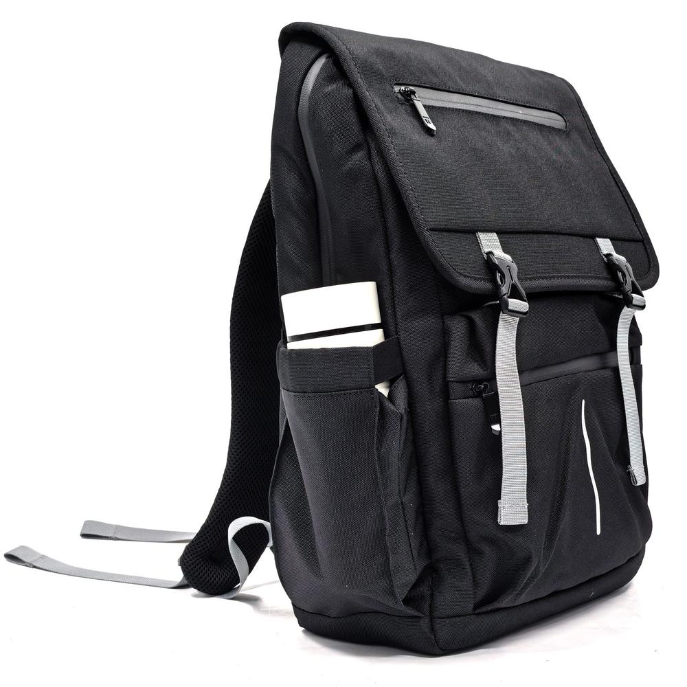 MOCHILA UNISEX EWENT VINTAGE PARA PORTATIL 16.1" NEGRA