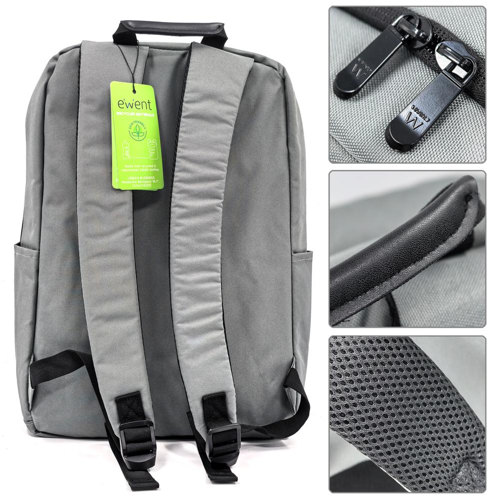 MOCHILA UNISEX EWENT URBAN BUSINESS PARA PORTATIL 16.1" GRIS