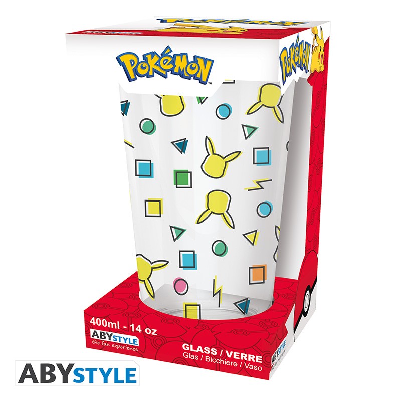 VASO ABYSTYLE POKEMON PIKACHU PATTERN 400ML