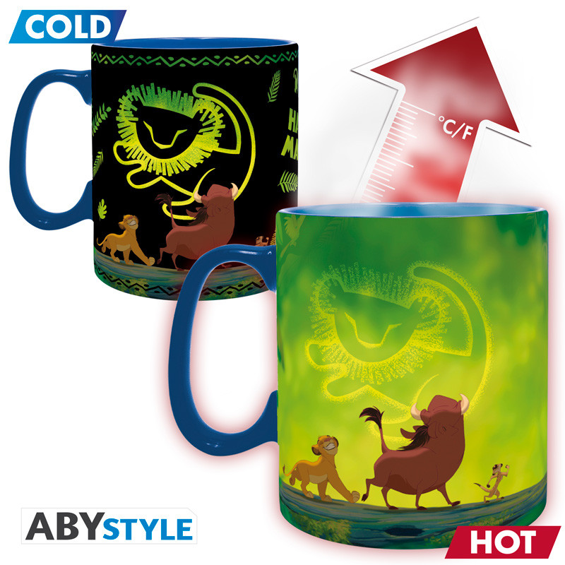 TAZA TERMICA ABYSTYLE DISNEY EL REY LEON 460ML