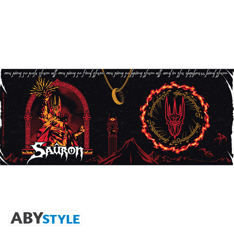 TAZA ABYSTYLE EL SEÑOR DE LOS ANILLOS SAURON 460ML