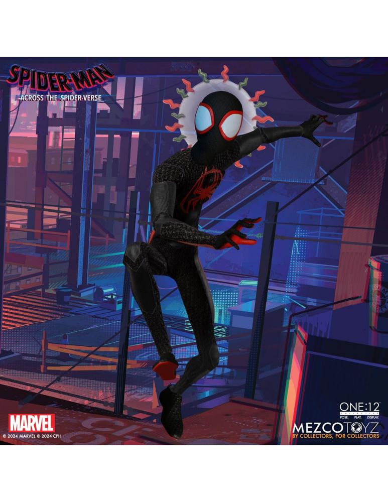 FIGURA MEZCO TOYZ SPIDER-MAN ACROSS THE SPIDER-VERSE SPIDER-MAN MILES MORALES 17CM