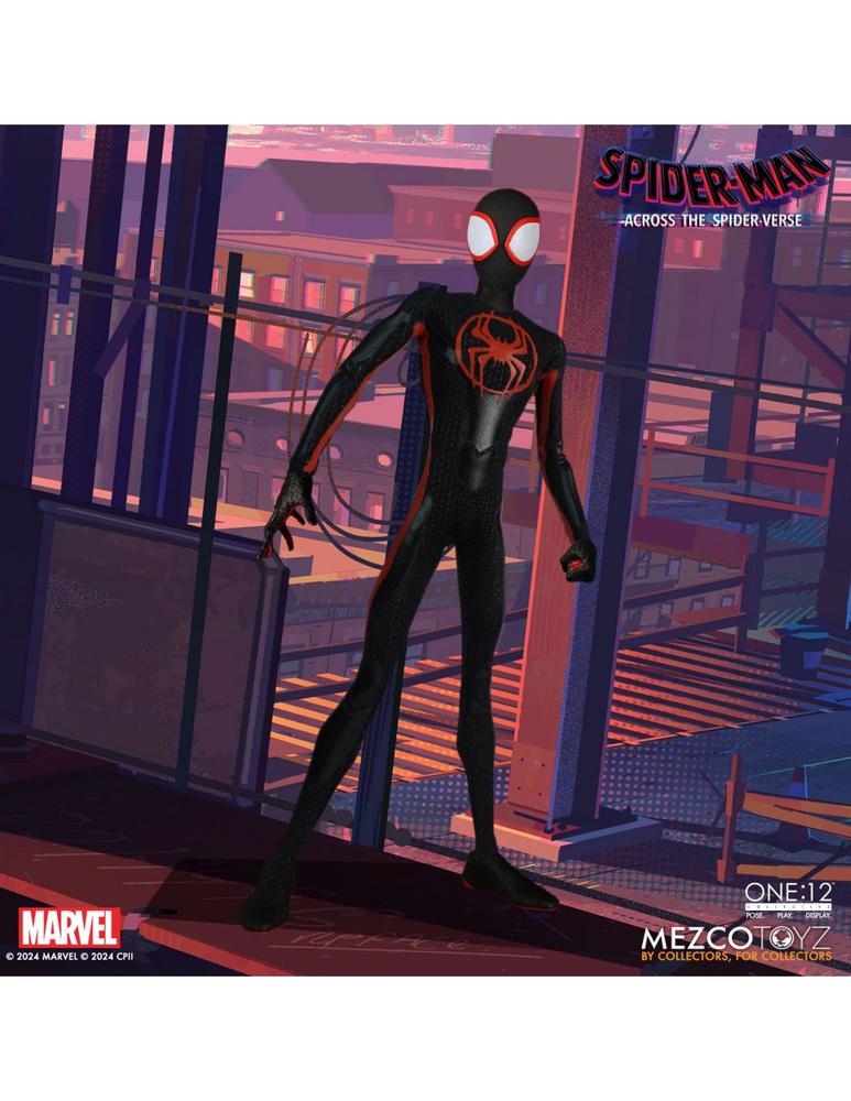 FIGURA MEZCO TOYZ SPIDER-MAN ACROSS THE SPIDER-VERSE SPIDER-MAN MILES MORALES 17CM