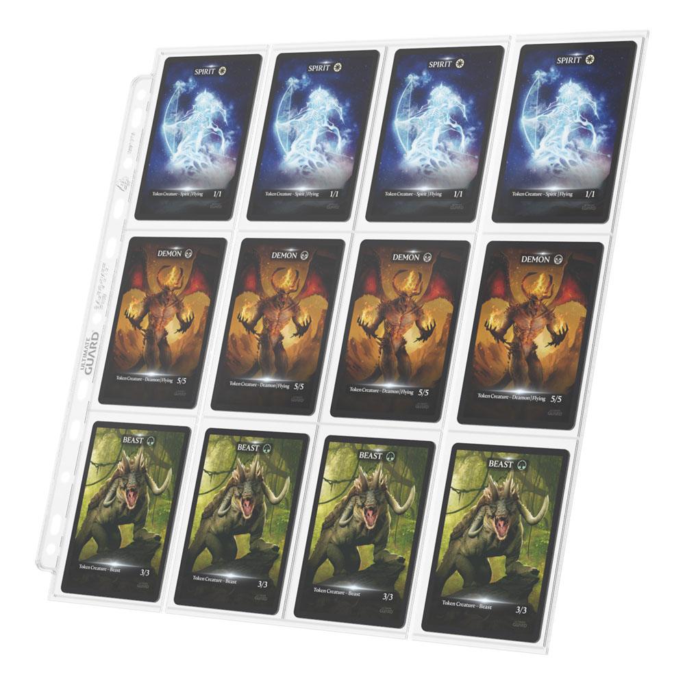 Carpeta transparente Ultimate Guard de 24 bolsillos y cuatro filas de páginas, carga lateral (10)