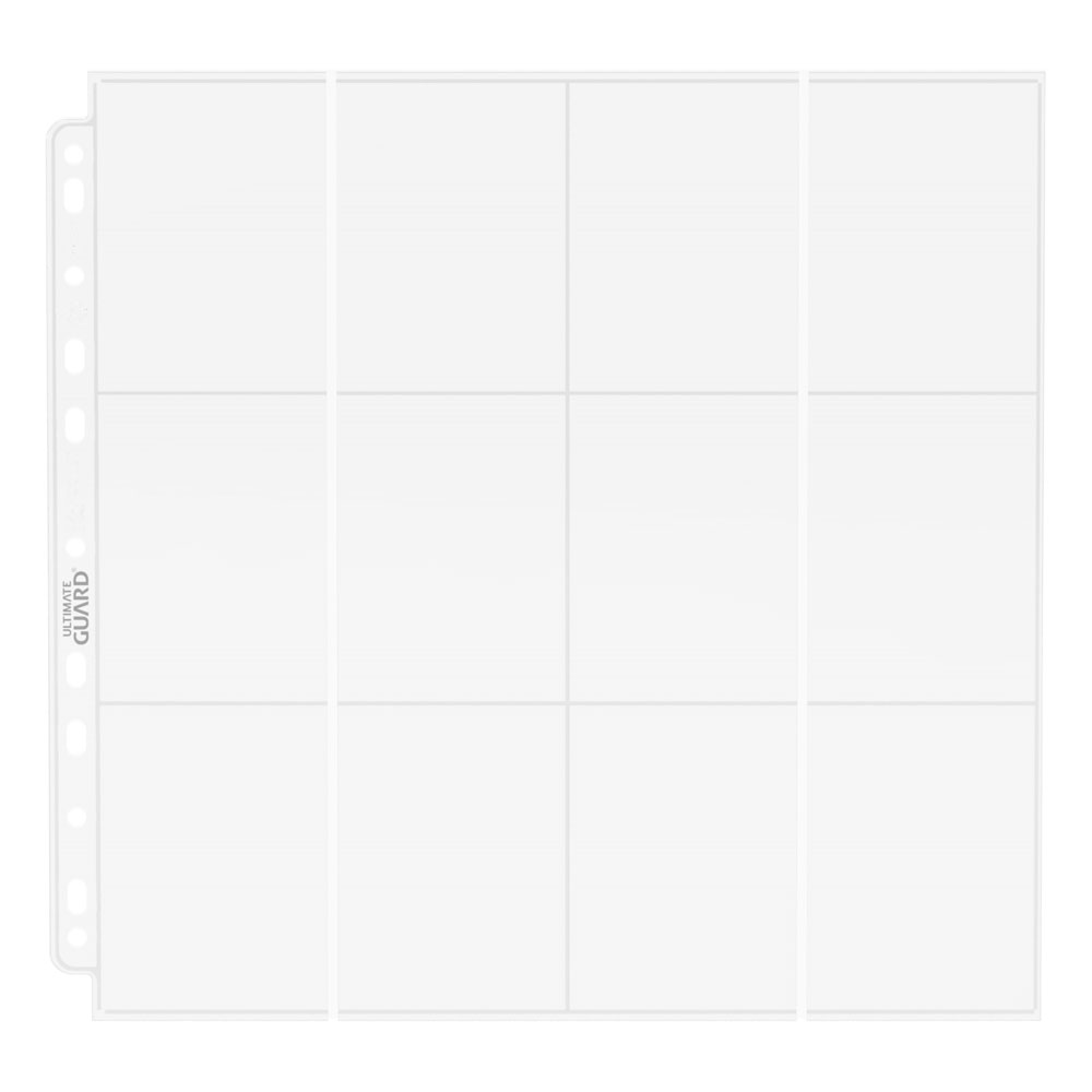 Carpeta transparente Ultimate Guard de 24 bolsillos y cuatro filas de páginas, carga lateral (10)