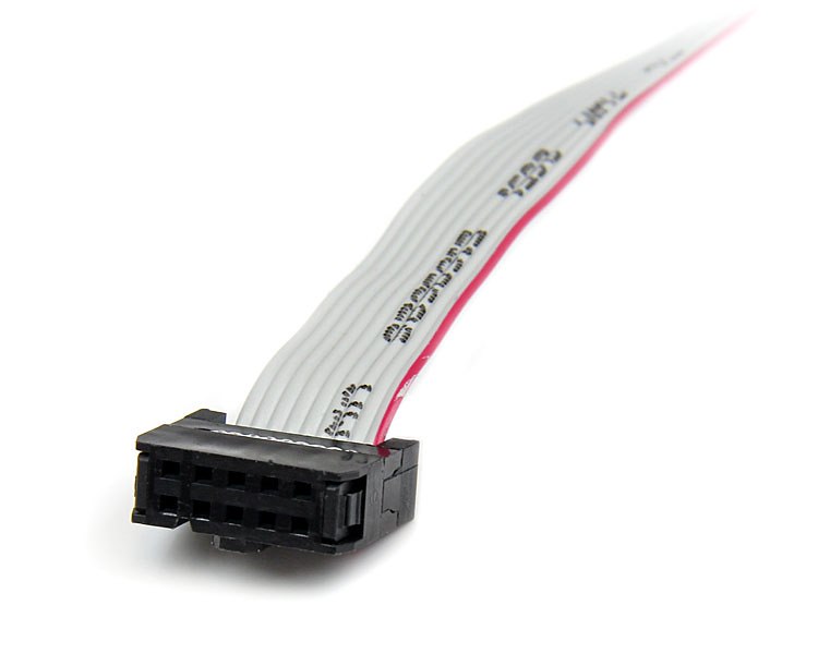 ADAPTADOR STARTECH HEADER CABEZAL BRACKET SERIE SERIAL RS232 A IDC PLACA BASE PERFIL BAJO 40CM