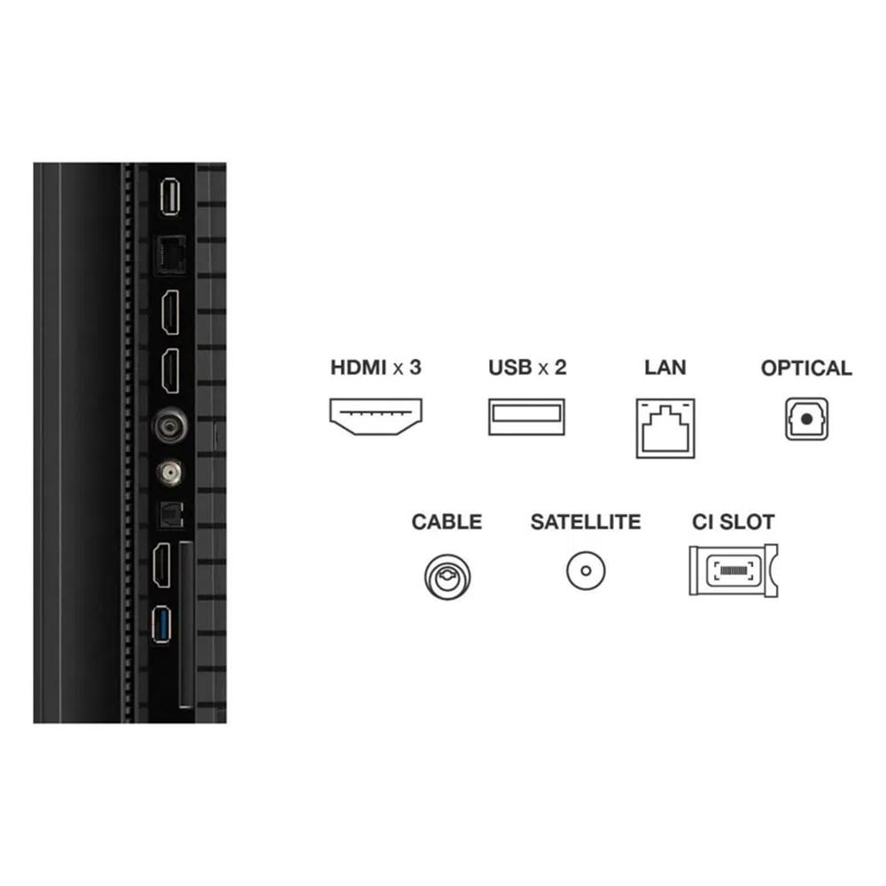 TV TCL 75" QLED 4K UHD/ 75P7K/ GOOGLE TV