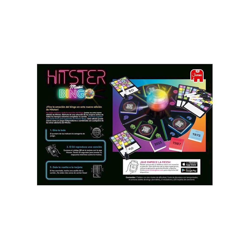 JUEGO DE MESA HITSTER BINGO
