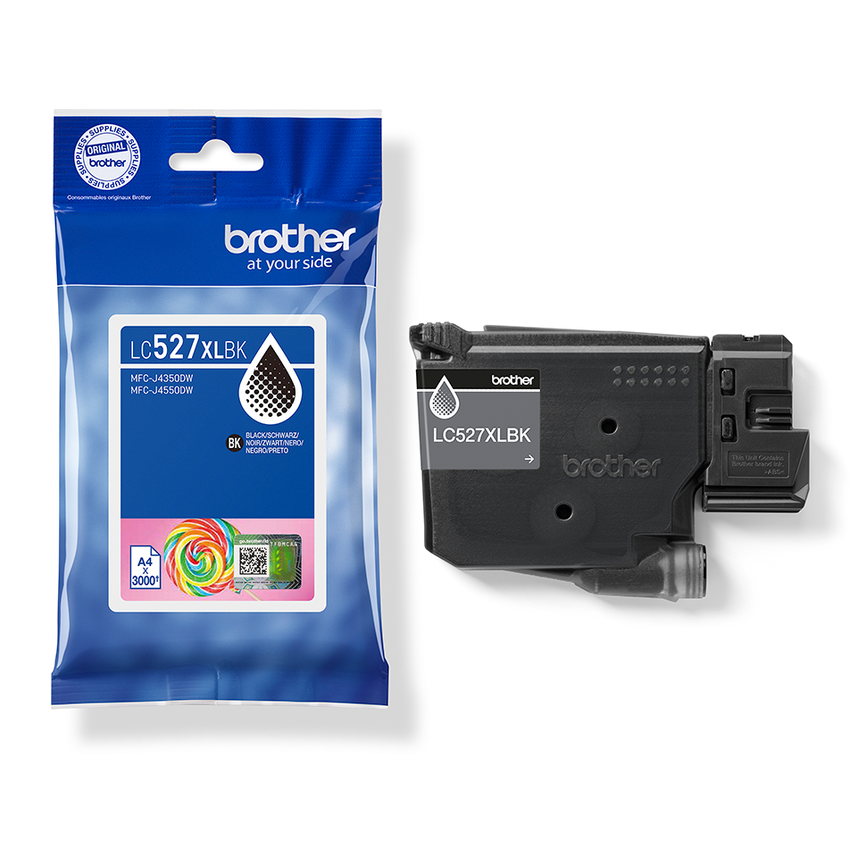 CARTUCHO TINTA BROTHER LC527XLBK NEGRO