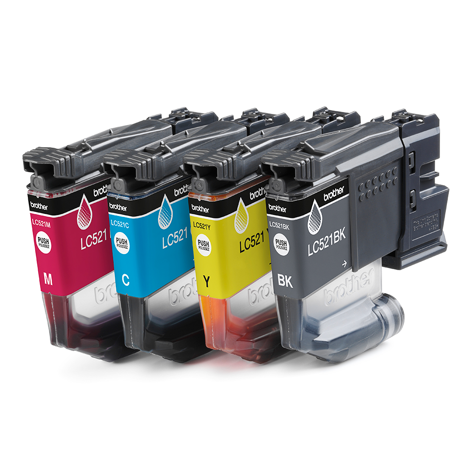 MULTIPACK BROTHER LC521VAL NEGRO/CIAN/MAGENTA/AMARILLO