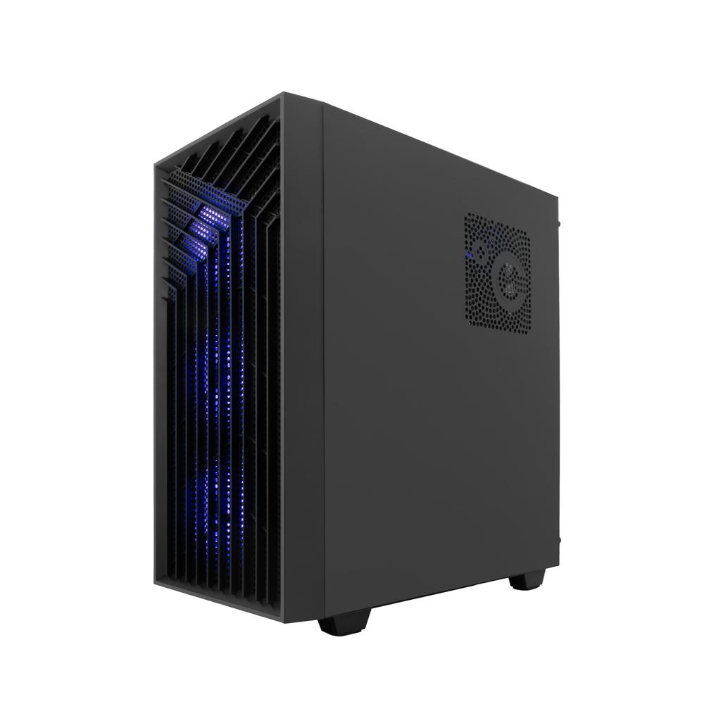 CAJA ORDENADOR GAMING COOLBOX GA300 GRID LINE ATX ARGB CRISTAL TEMPLADO NEGRO