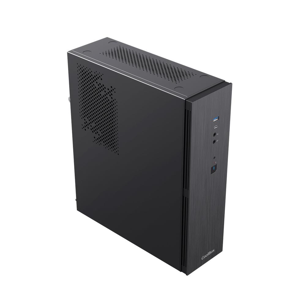 CAJA ORDENADOR COOLBOX T370-1 MATX NEGRO CON FUENTE TFX