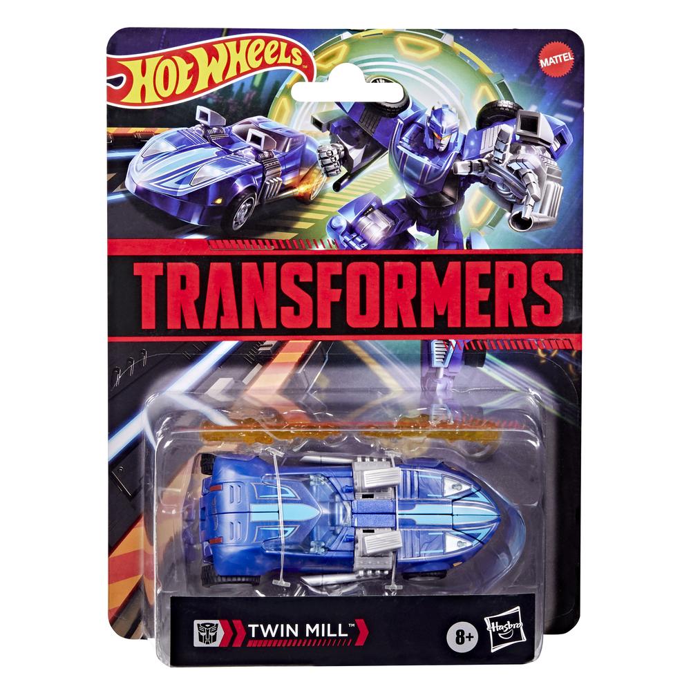 COCHE HOT WHEELS TRANSFORMERS TWIN MILL