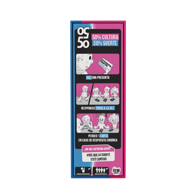 JUEGO DE MESA 50 50