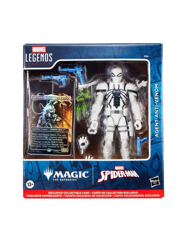 FIGURA HASBRO MARVEL LEGENDS SERIES MAGIC THE GATHERING AGENT ANTI-VENOM