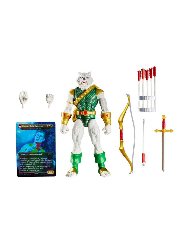 FIGURA HASBRO MARVEL LEGENDS SERIES MAGIC THE GATHERING MAN-WOLF