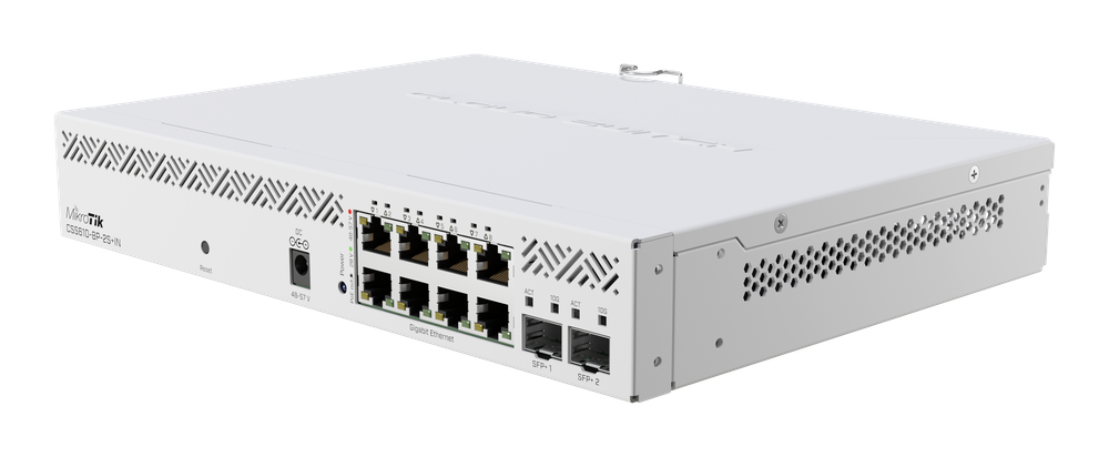 SWITCH MIKROTIK CSS610-8P-2S+IN 10 PUERTOS