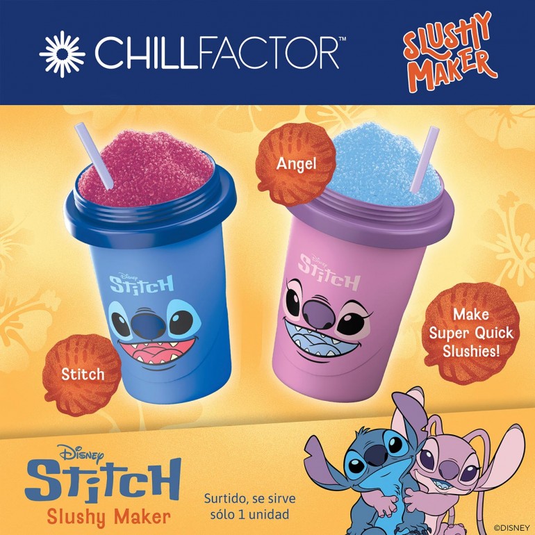 VASO PARA GRANIZADO CHILLFACTOR STITCH BANDAI 1 UNIDAD ALEATORIA
