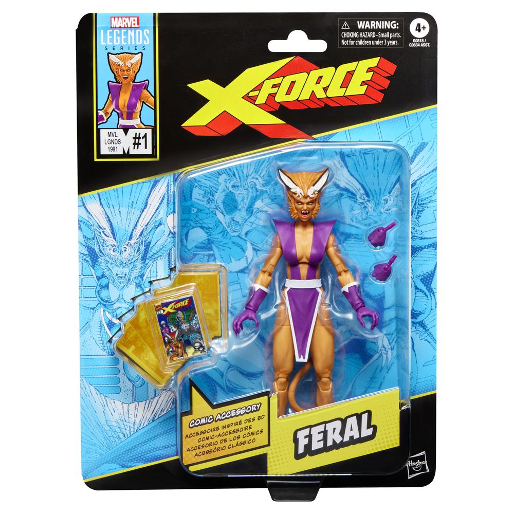 FIGURA HASBRO MARVEL LEGENDS SERIES X-FORCE FERAL