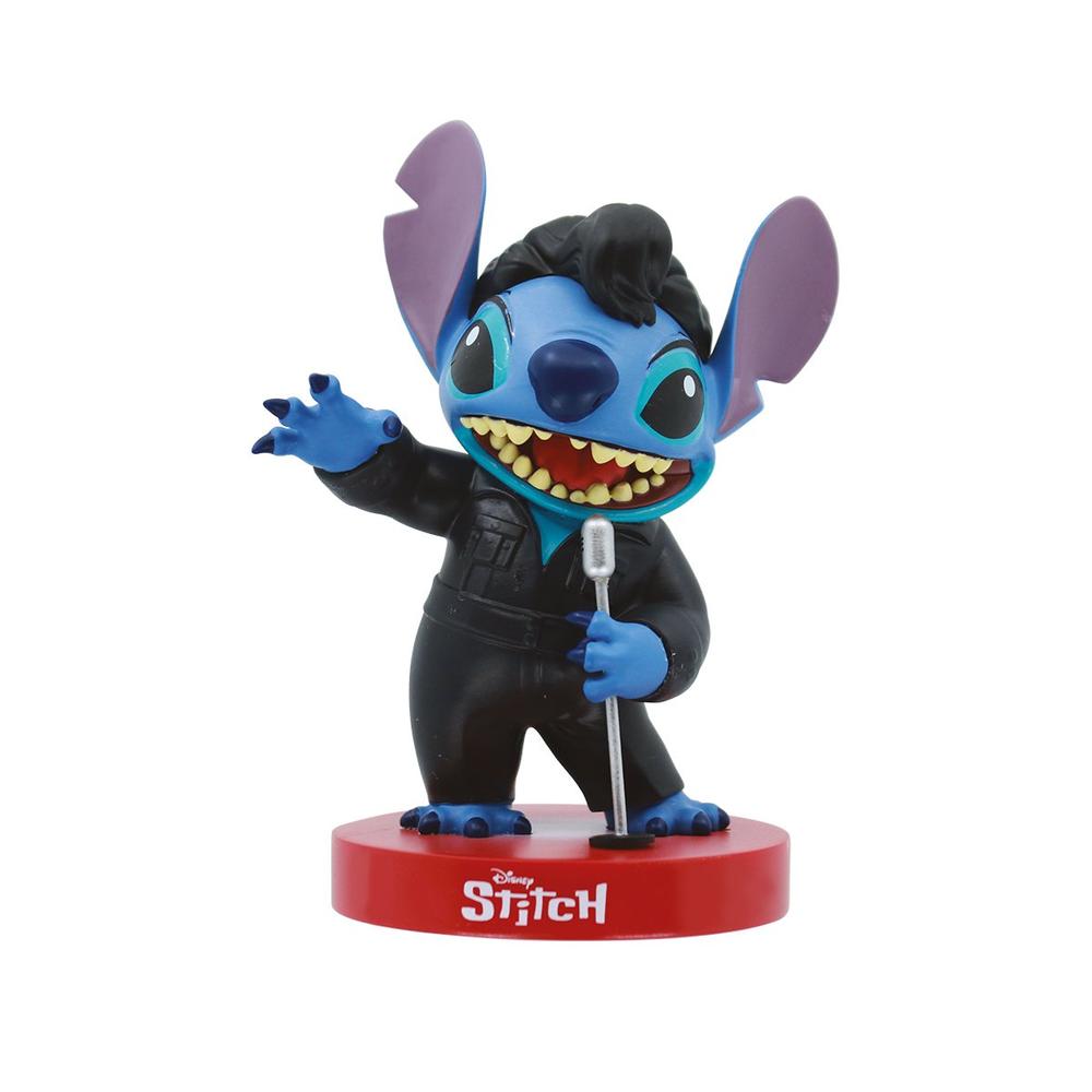 FIGURA ENESCO DISNEY STITCH ELVIS TRAJE DE CUERO
