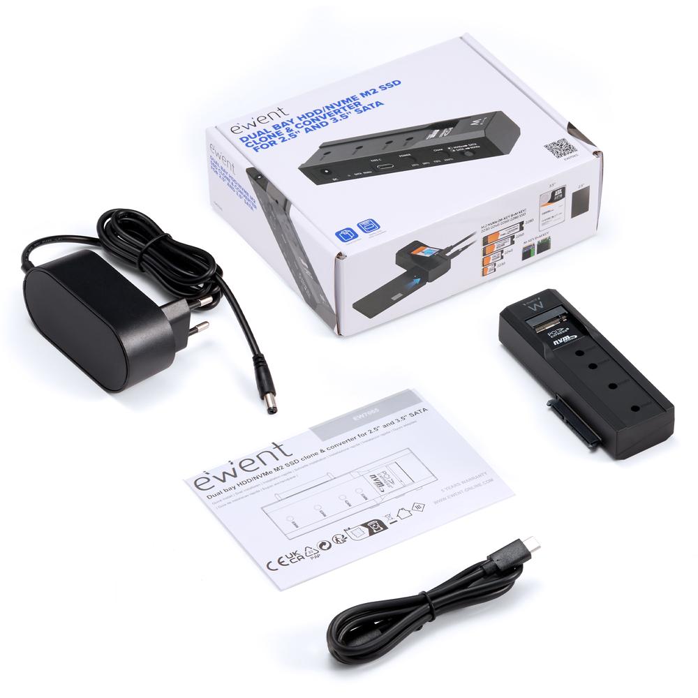 DUPLICADOR CLONADOR DISCOS DUROS EWENT EW7065