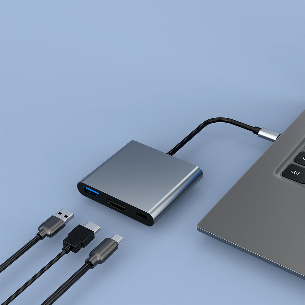 MINIDOCK COOLBOX C31 ALUMINIO USB-C A HDMI 4K/USB-A/USB-C 3.2 GEN1 PC/MAC/CONSOLAS
