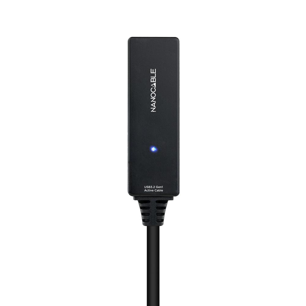 CABLE PROLONGADOR NANOCABLE CON AMPLIFICADOR USB 3.2 GEN1 USB-C/M-USB-C/H 5M ALARGADOR