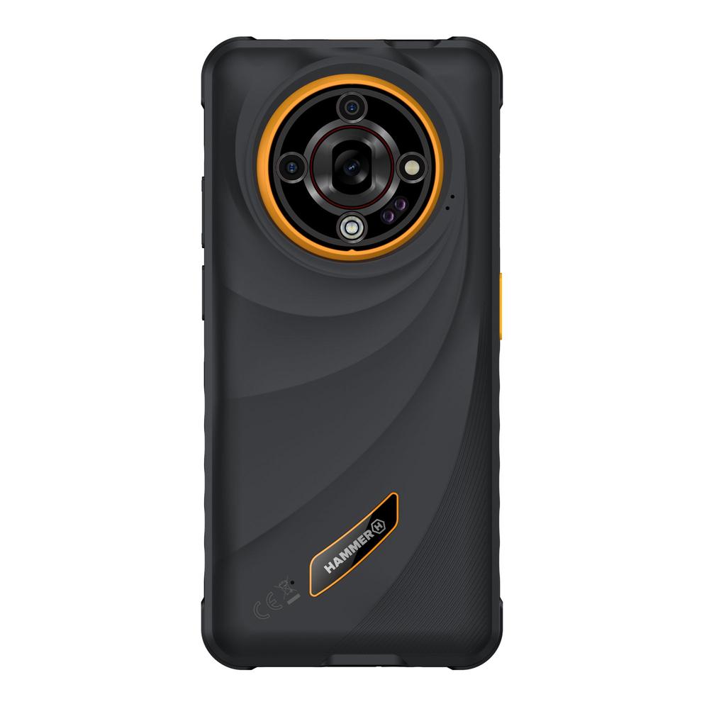 MOVIL RUGERIZADO HAMMER IRON 6 5G 8/256GB NEGRO/NARANJA