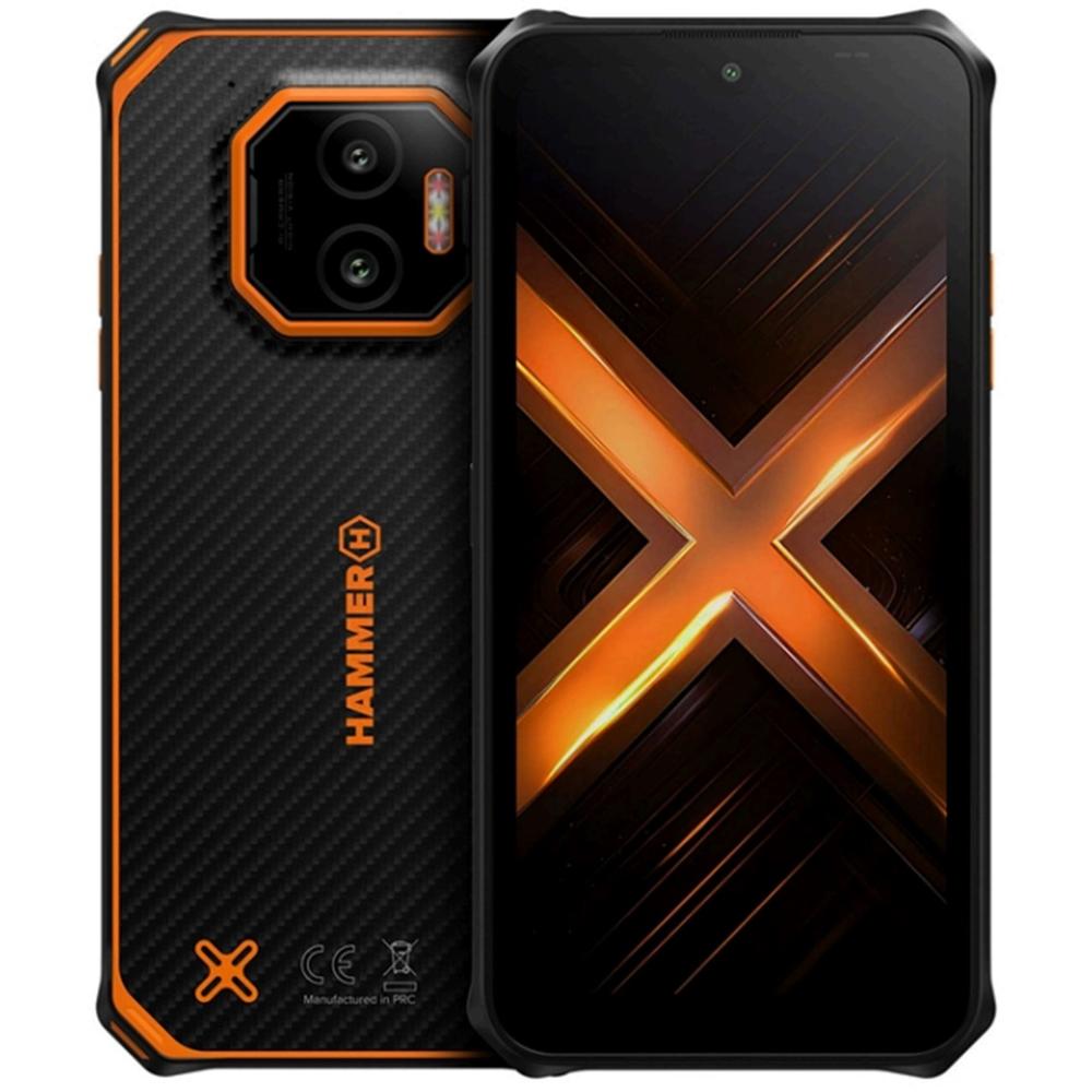 MOVIL RUGERIZADO HAMMER ENERGY X2 5G 6/128GB NEGRO-NARANJA