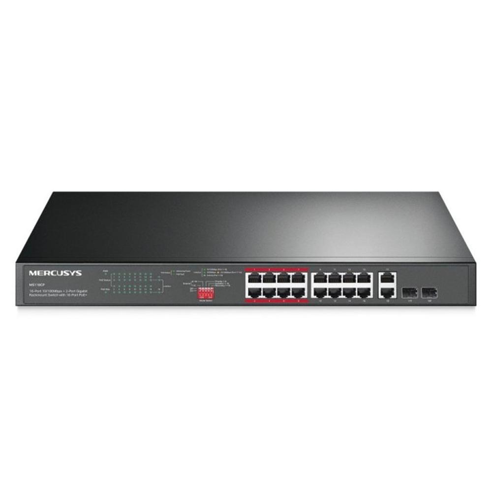 SWITCH MERCUSYS MS118CP 18 PUERTOS
