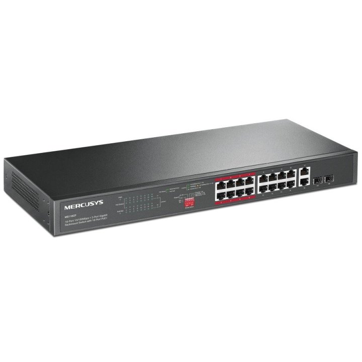 SWITCH MERCUSYS MS118CP 18 PUERTOS