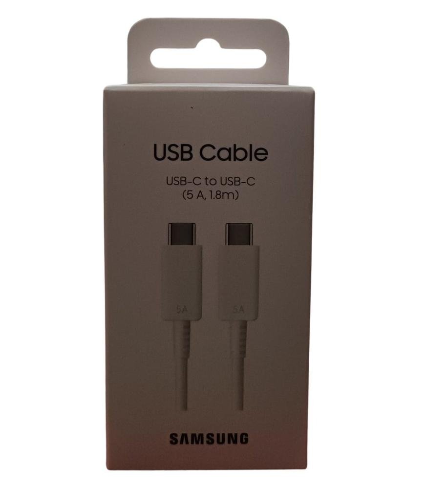 CABLE USB TIPO C SAMSUNG 1.8M/ MACHO-MACHO/ BLANCO