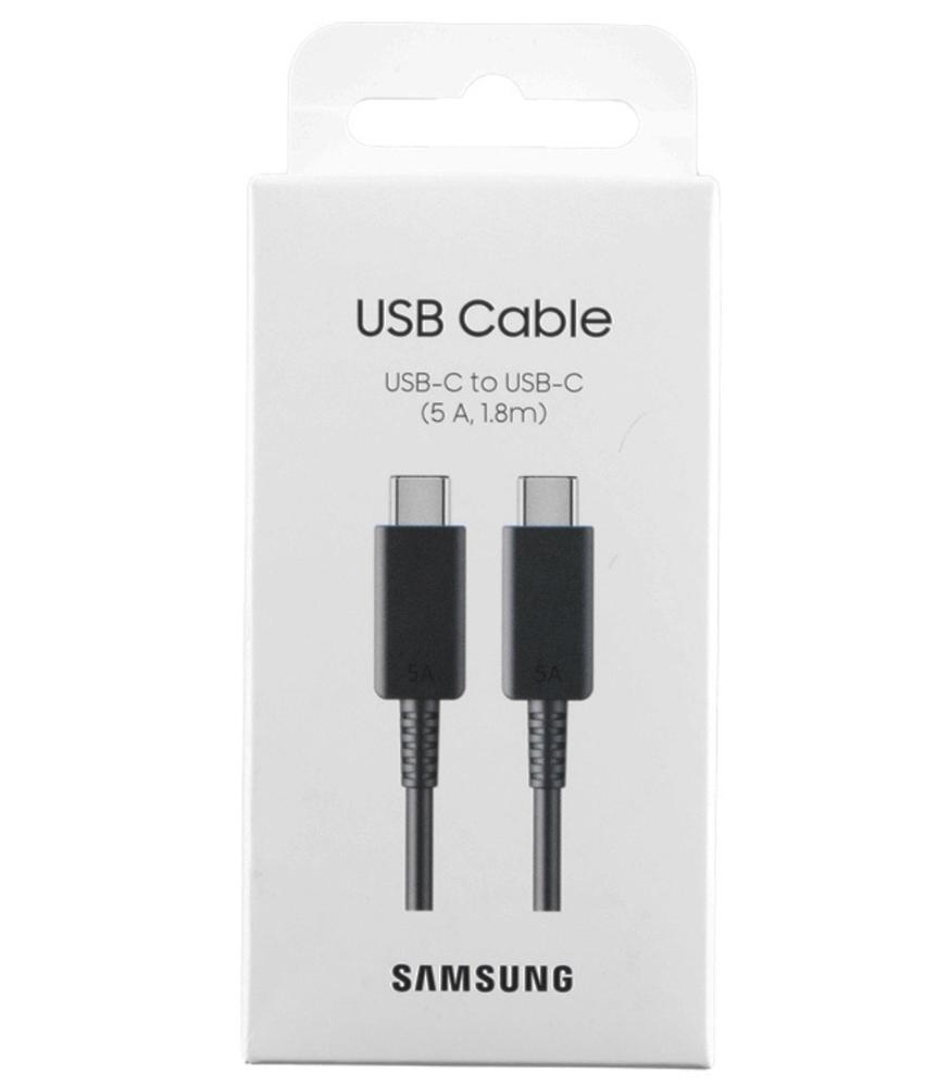CABLE USB TIPO C SAMSUNG 1.8M/ MACHO-MACHO/ NEGRO